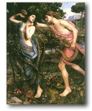 Apollo and Daphne, by John W. Waterhouse, 1908
